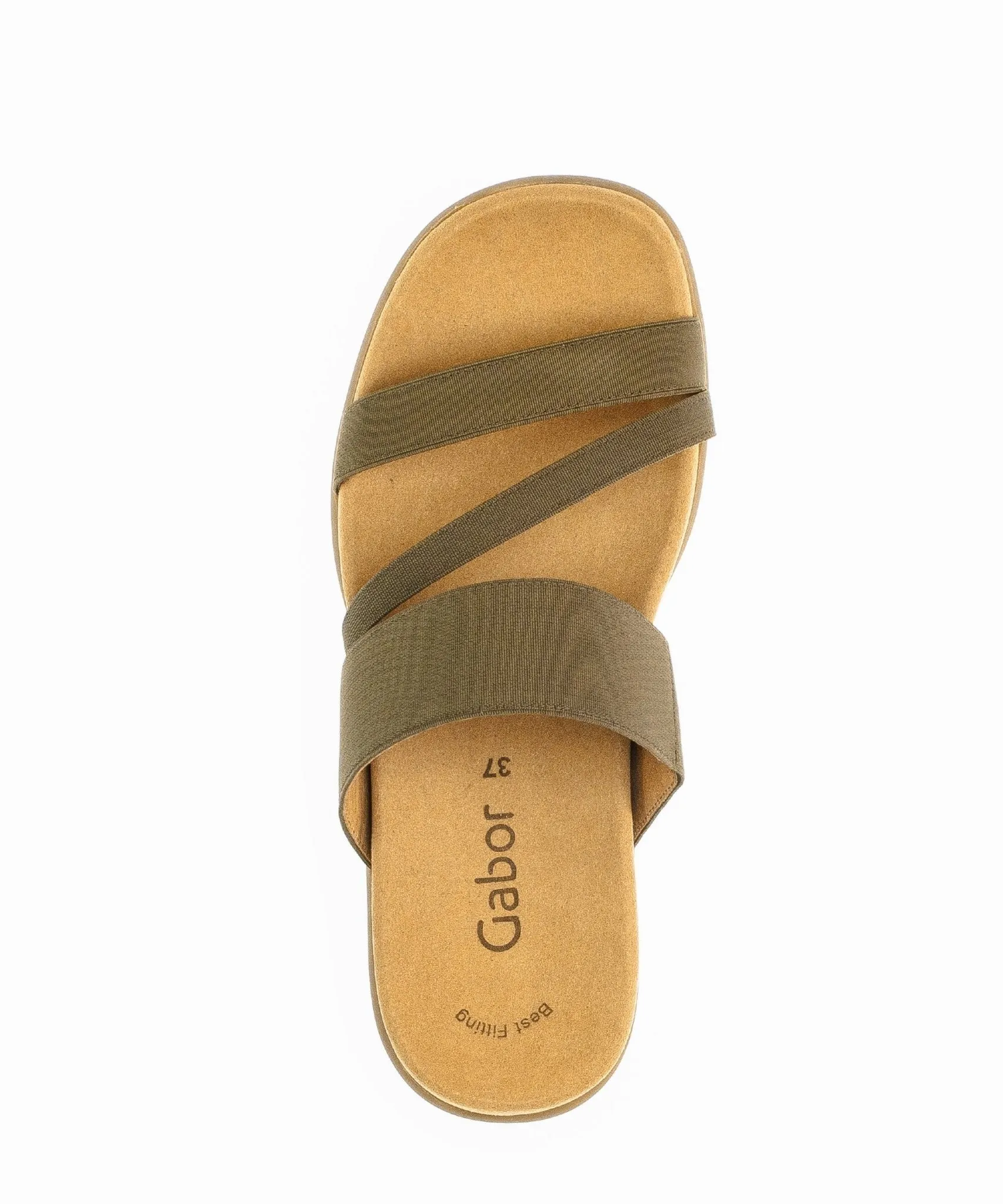'43.702.69' women's slide sandal- green