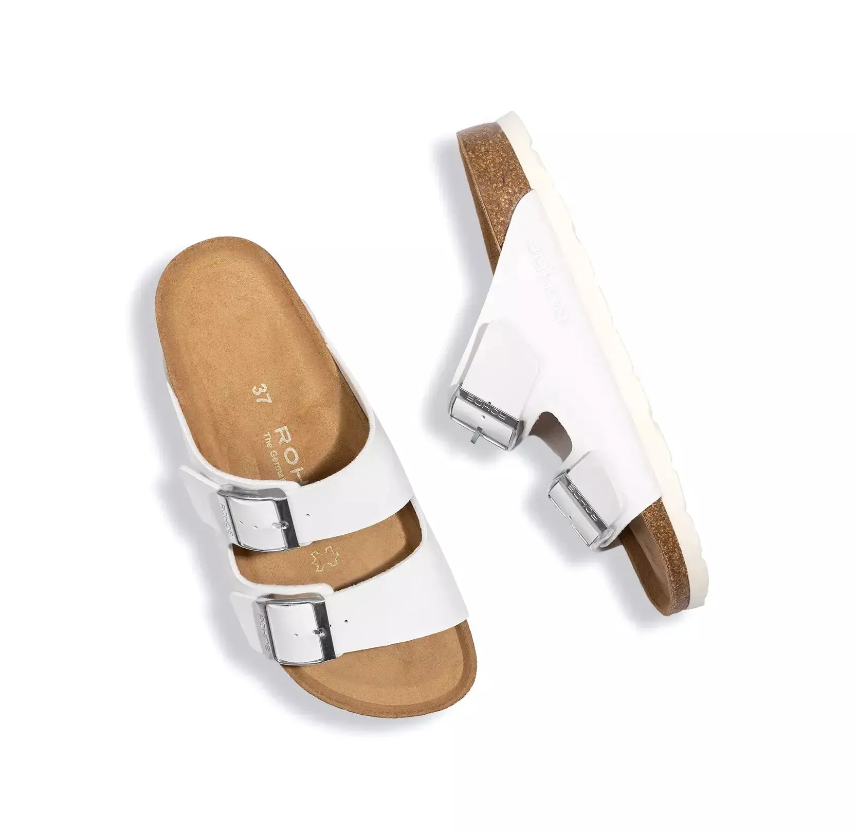 'Alba' women's sandal - White