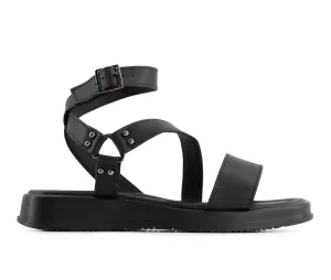 Andrea Women's Flat Sandals With Ankle Strap 69427
