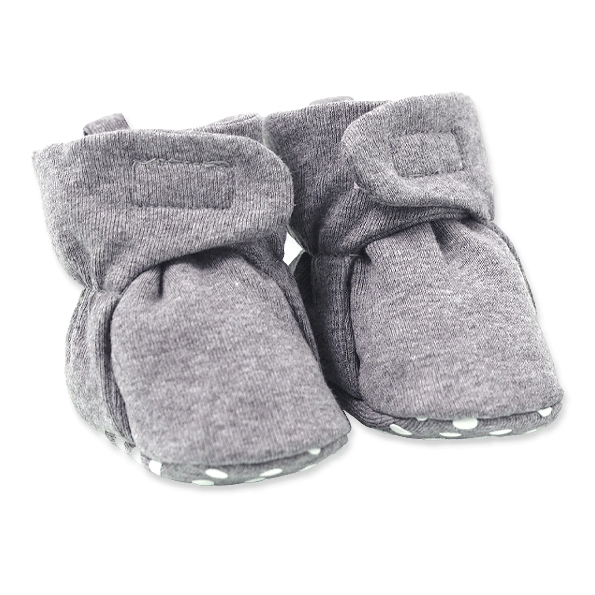 Baby Booties Heather Grey