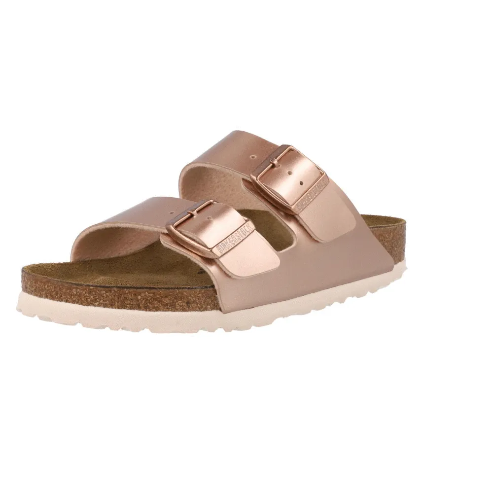 Birkenstock Arizona Kids Metallic Copper Sandals