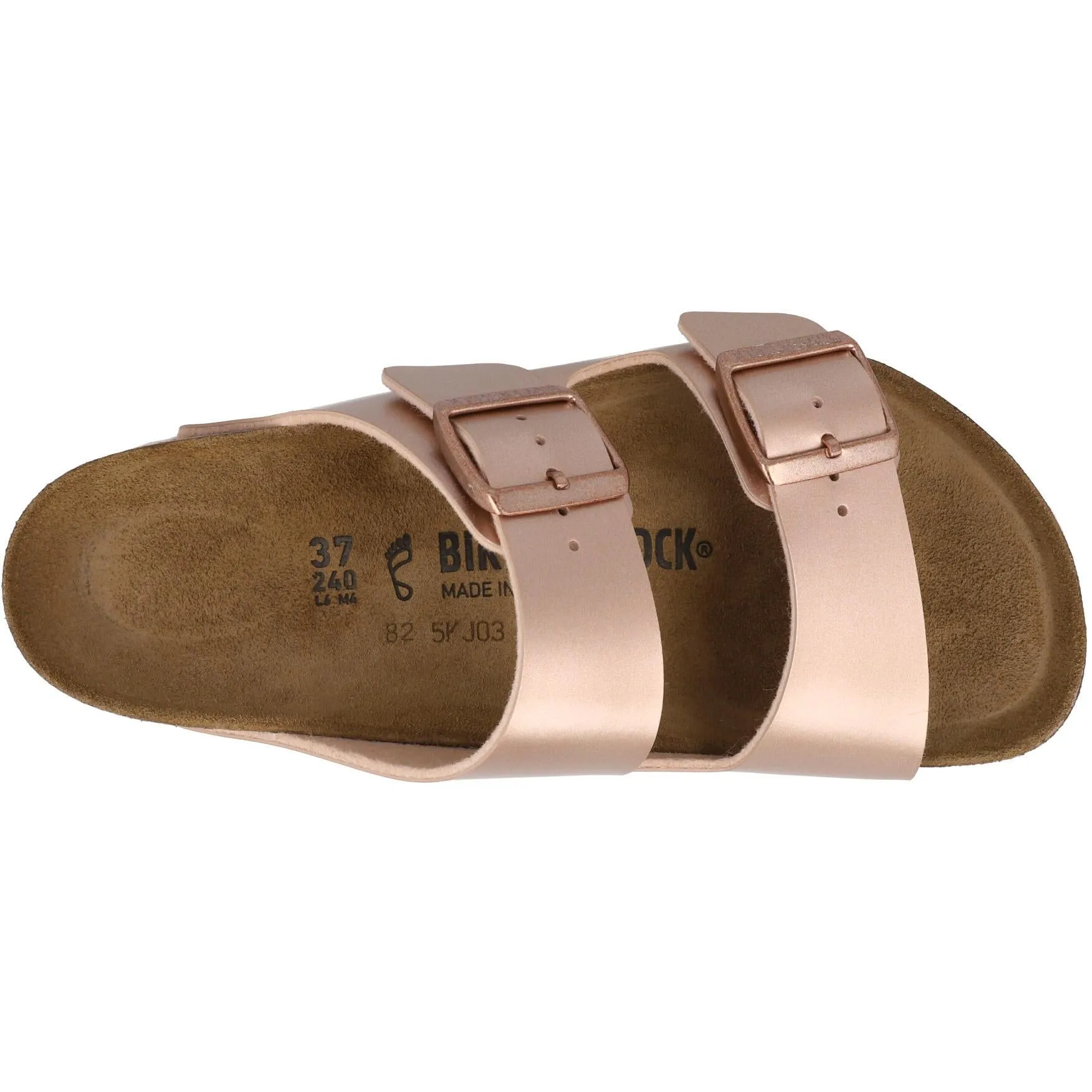 Birkenstock Arizona Kids Metallic Copper Sandals