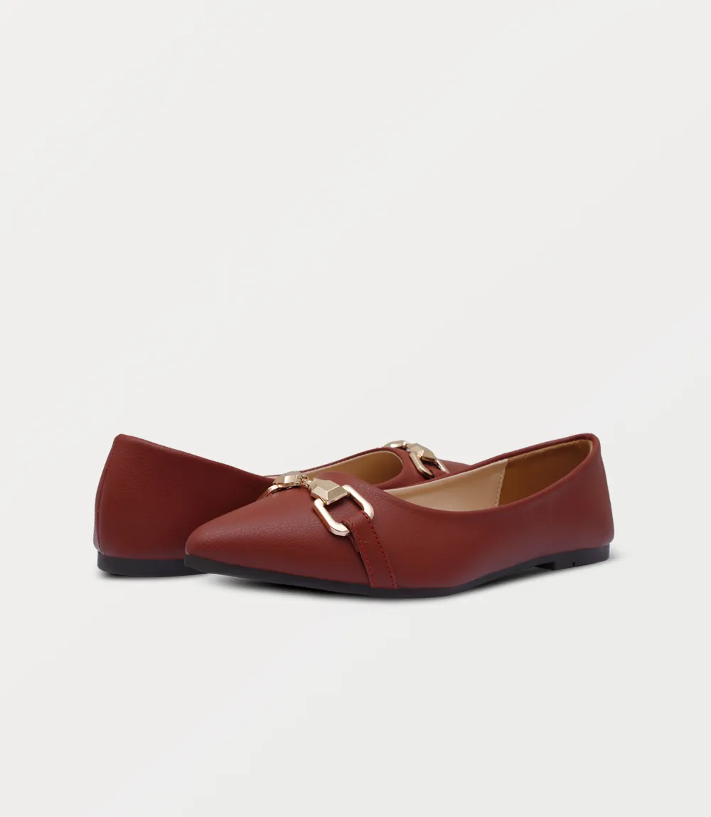 BW10159-MAROON-Women Pumps