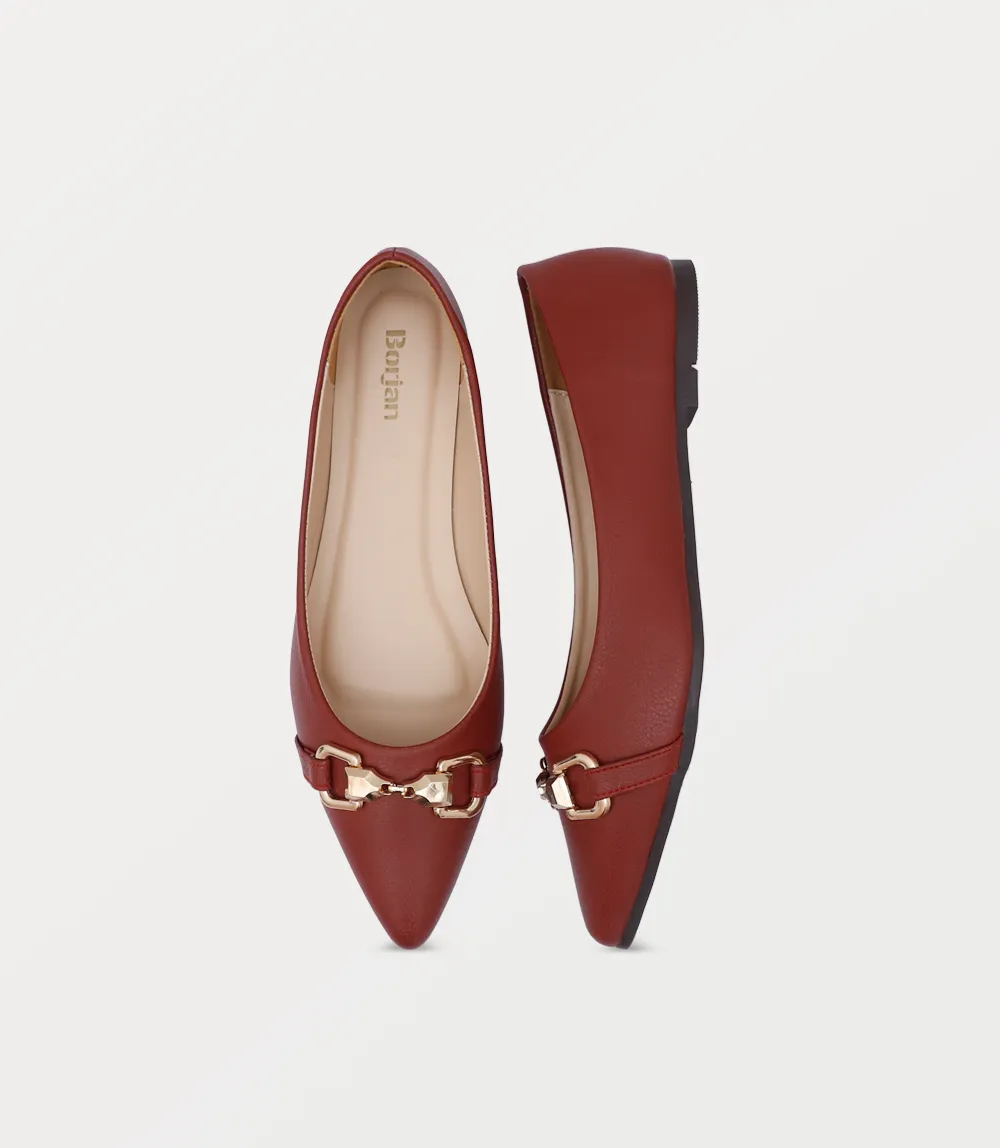 BW10159-MAROON-Women Pumps