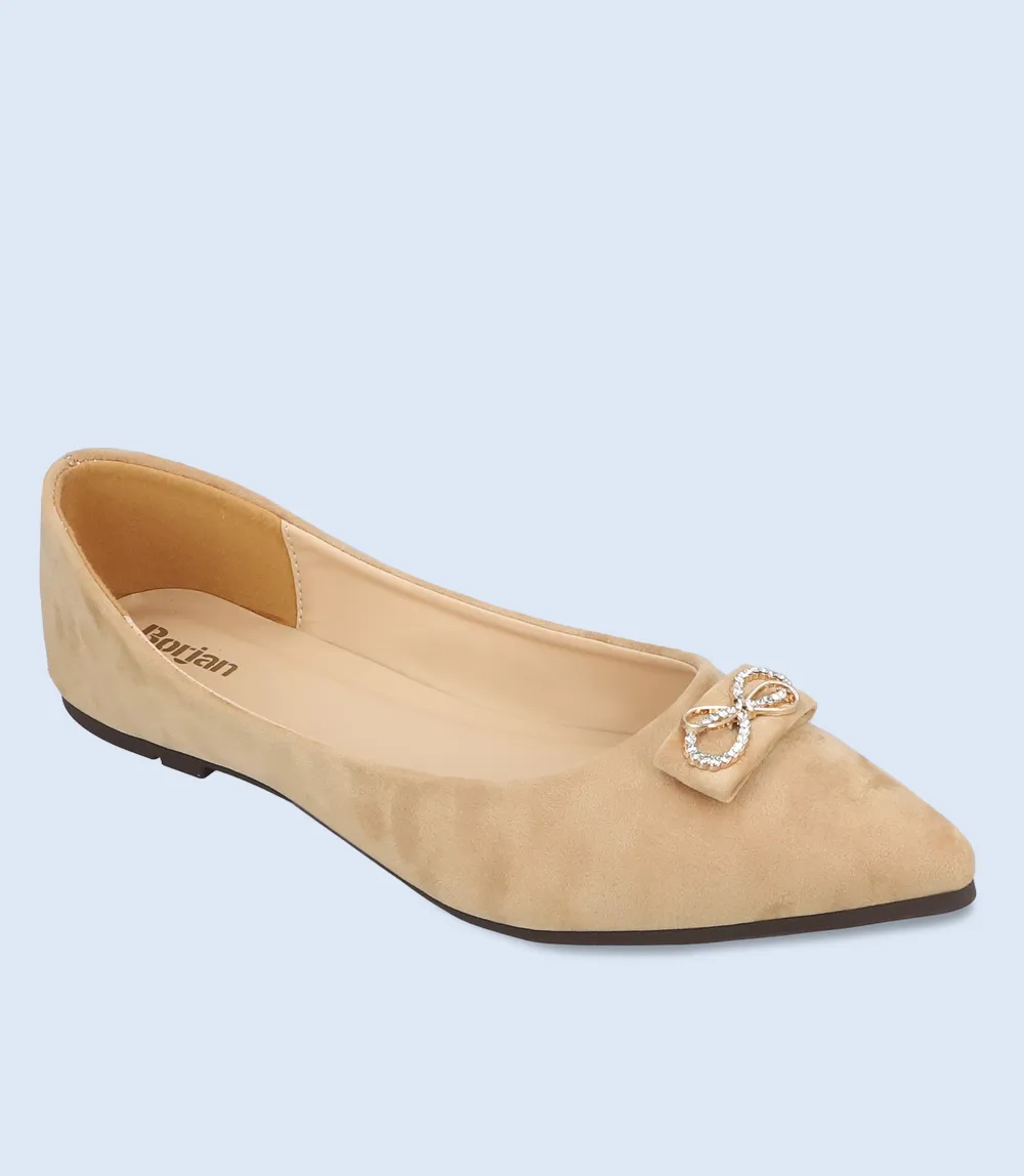 BW10210-BEIGE-Women Pumps