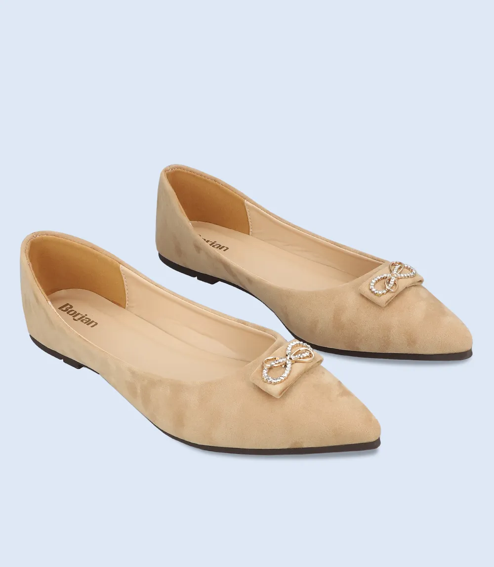 BW10210-BEIGE-Women Pumps