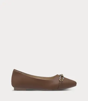 BW10256-TAN-Women Ballerina