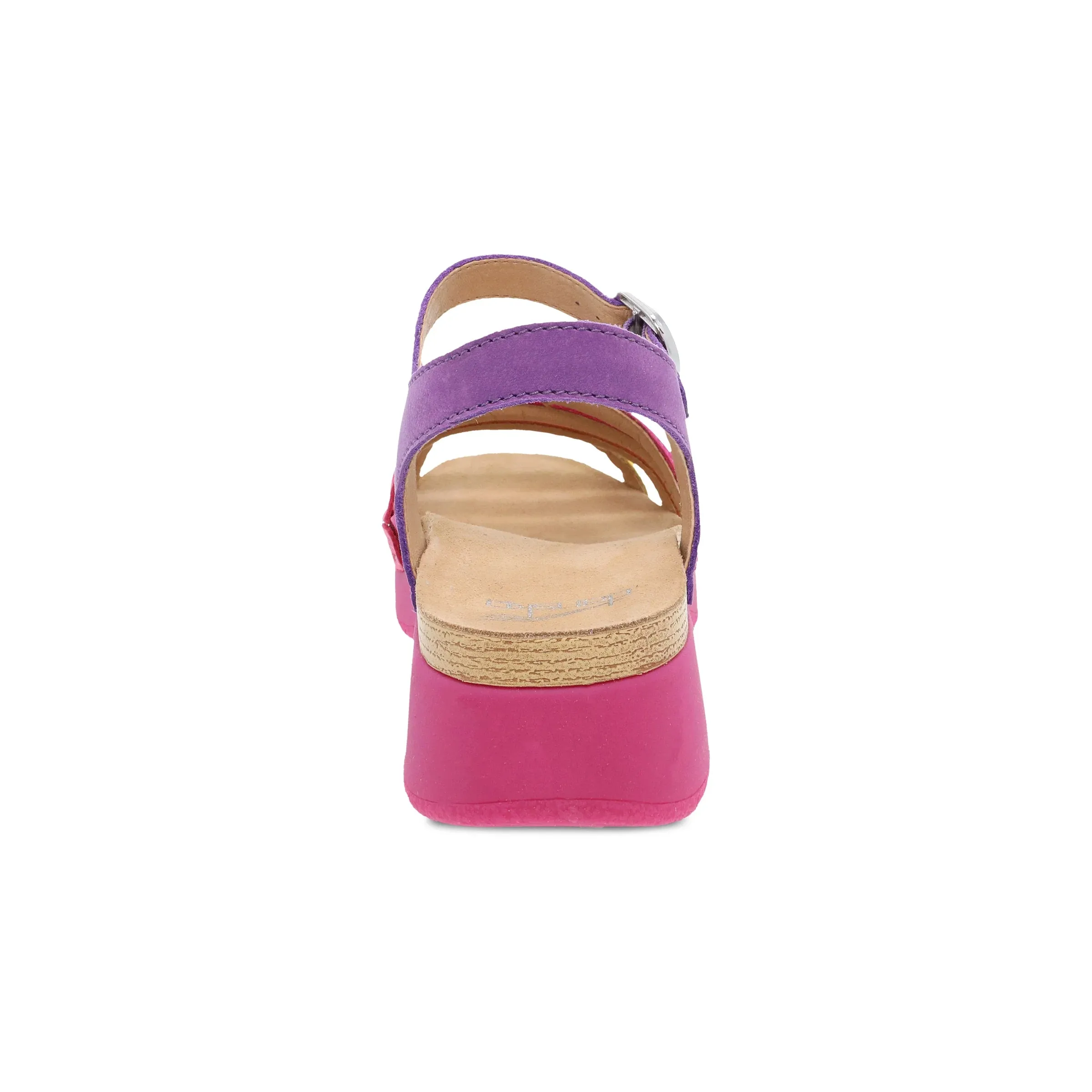 DANSKO ROXIE MULTI COLOR MILLED NUBUCK SANDAL