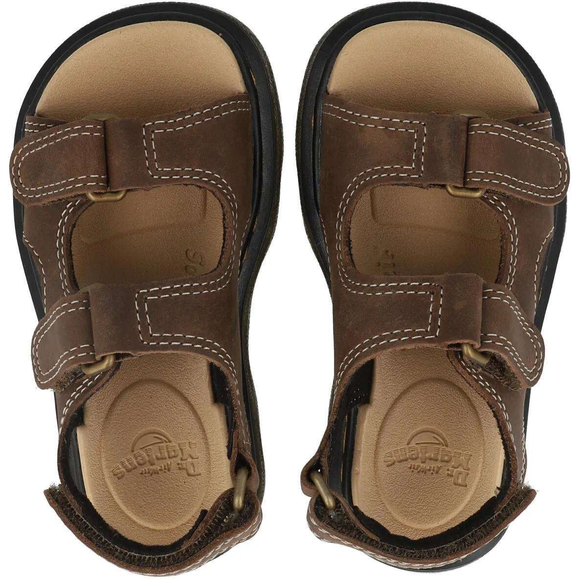Dr Martens Virden Dark Brown Sandals