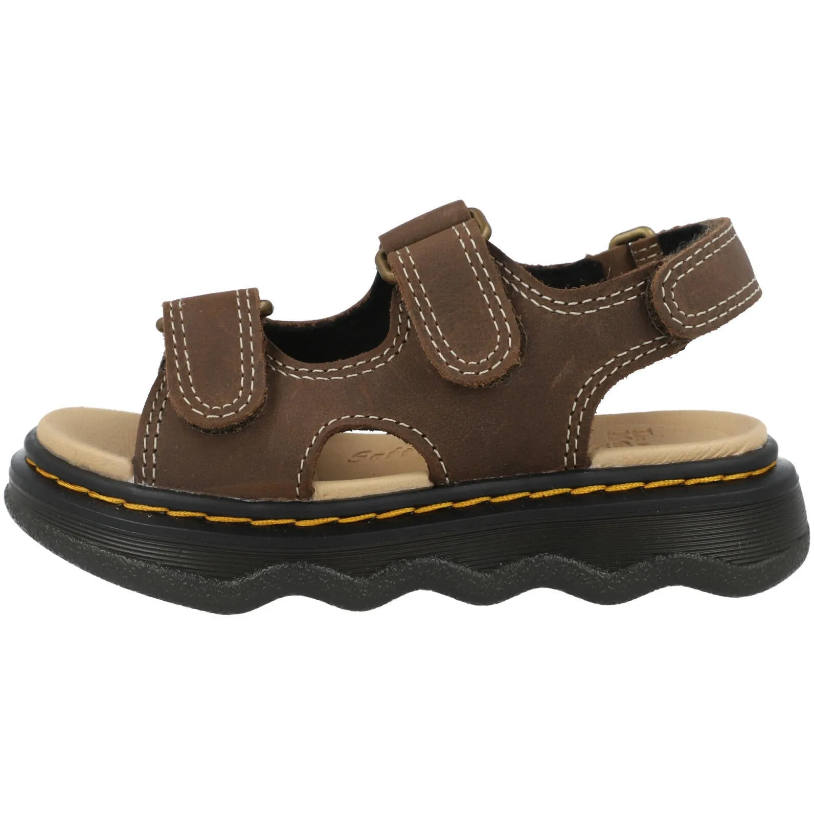 Dr Martens Virden Dark Brown Sandals