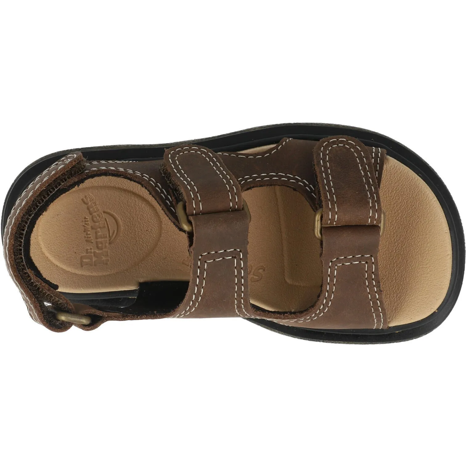 Dr Martens Virden Dark Brown Sandals