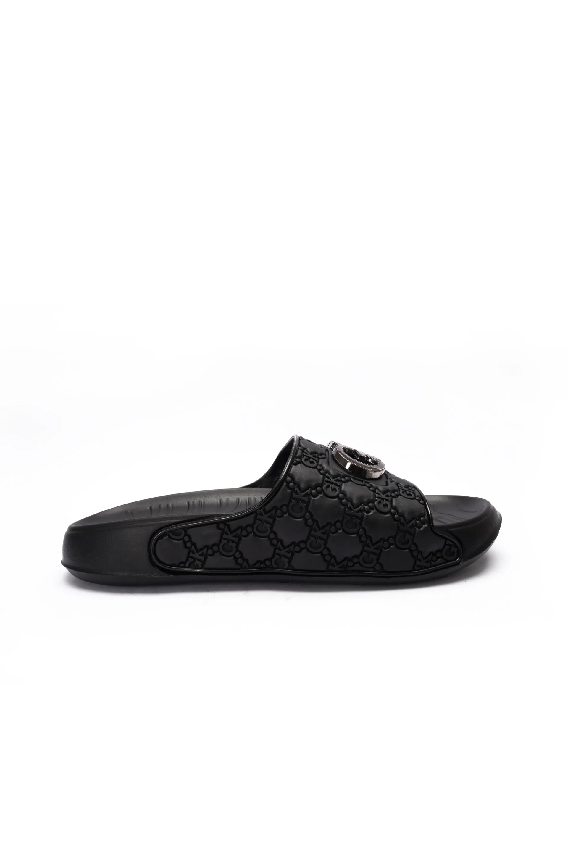 Gk Evr Slide Slipper | Premium Black