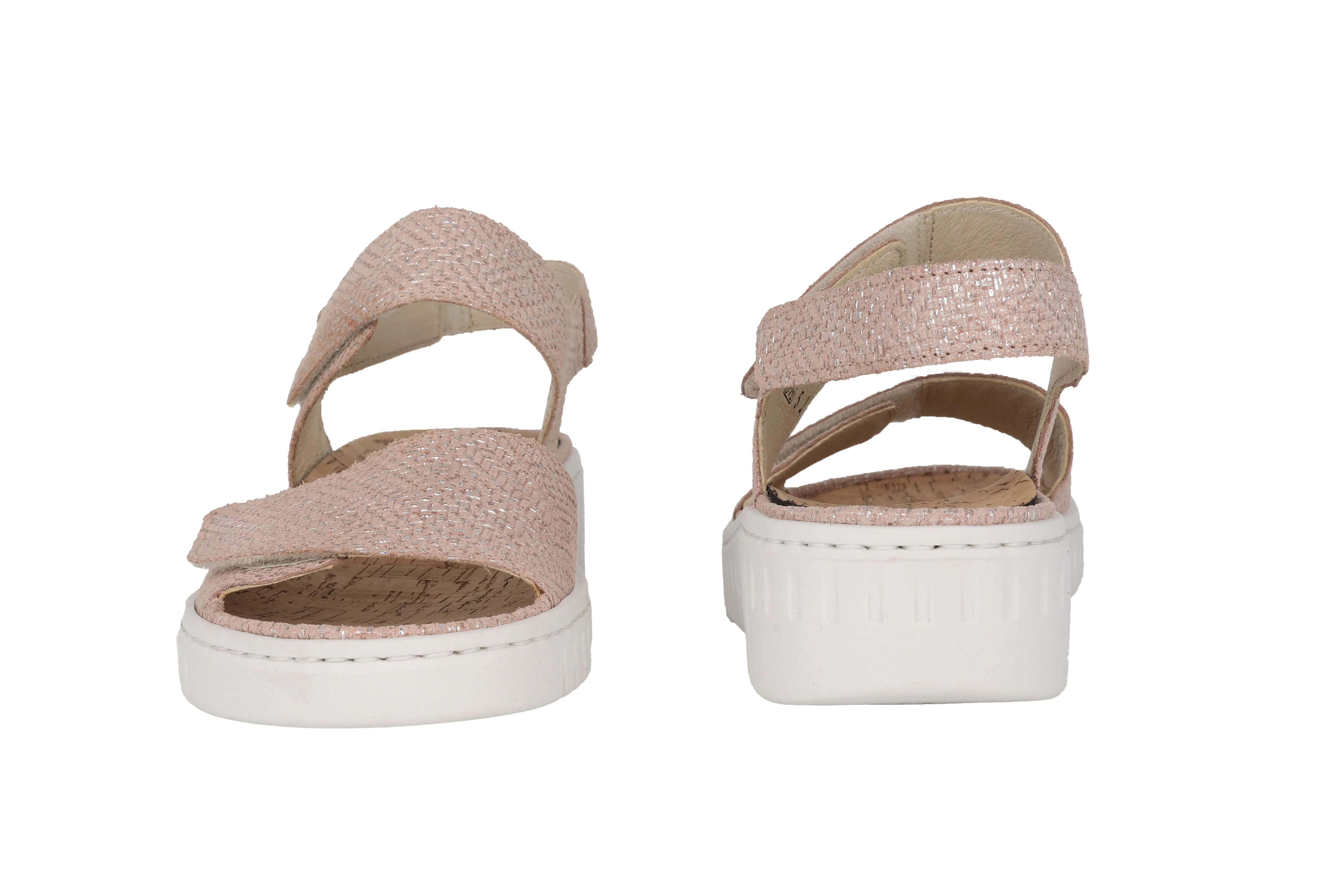 'H-Willow' women's wide fit (H) sandal - pink
