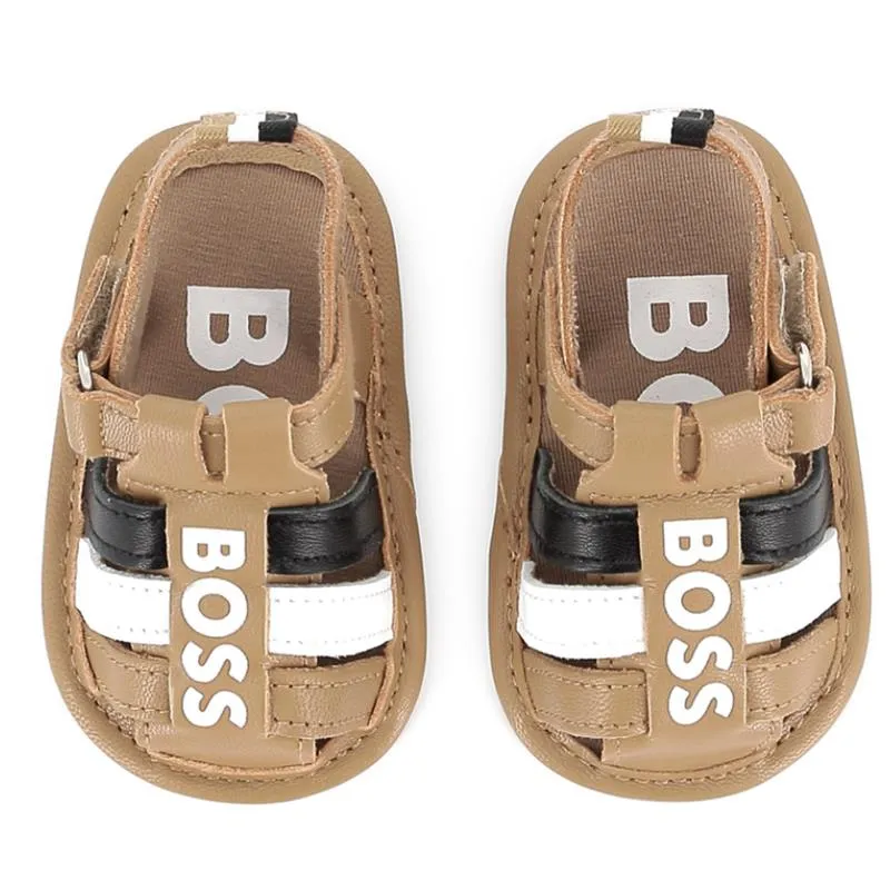 Hugo Boss Baby - Boy Shoes Sandals Beige With Logo