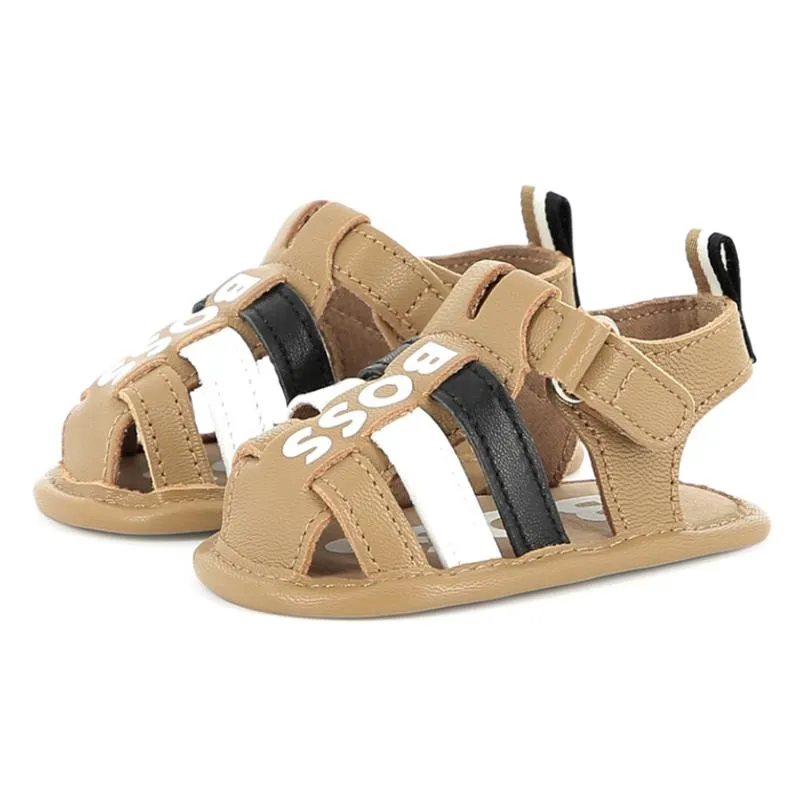 Hugo Boss Baby - Boy Shoes Sandals Beige With Logo
