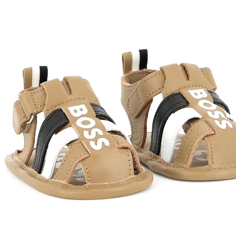 Hugo Boss Baby - Boy Shoes Sandals Beige With Logo
