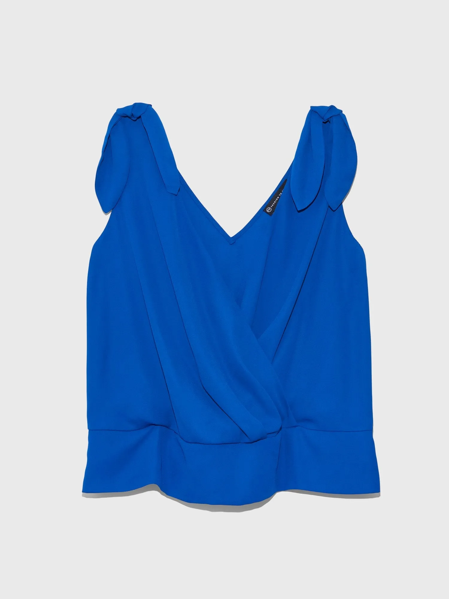 Lara Tie Shoulder Surplice Top