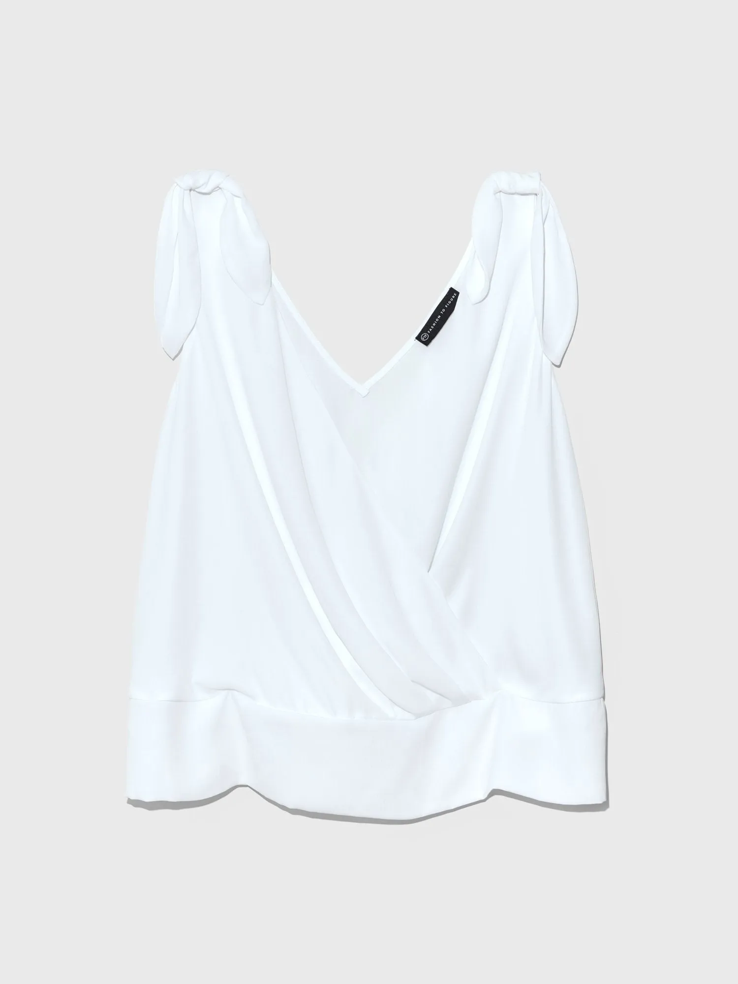 Lara Tie Shoulder Surplice Top