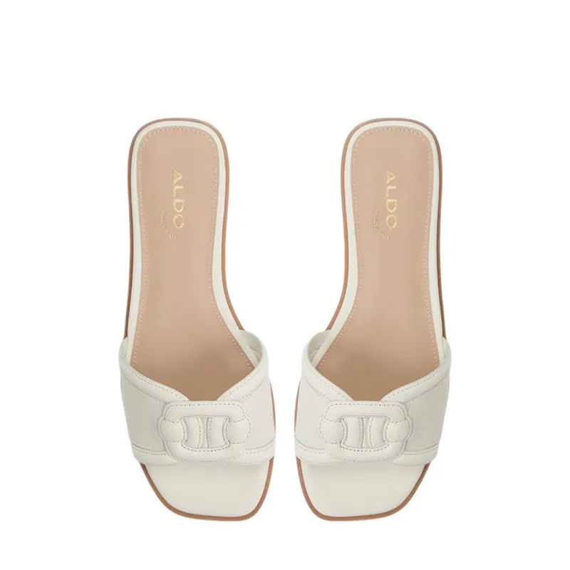 LIAUDIN FLAT SANDALS - WHITE