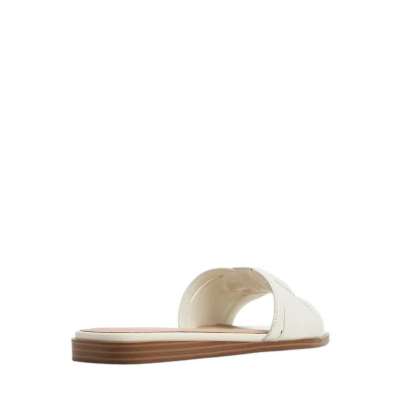 LIAUDIN FLAT SANDALS - WHITE