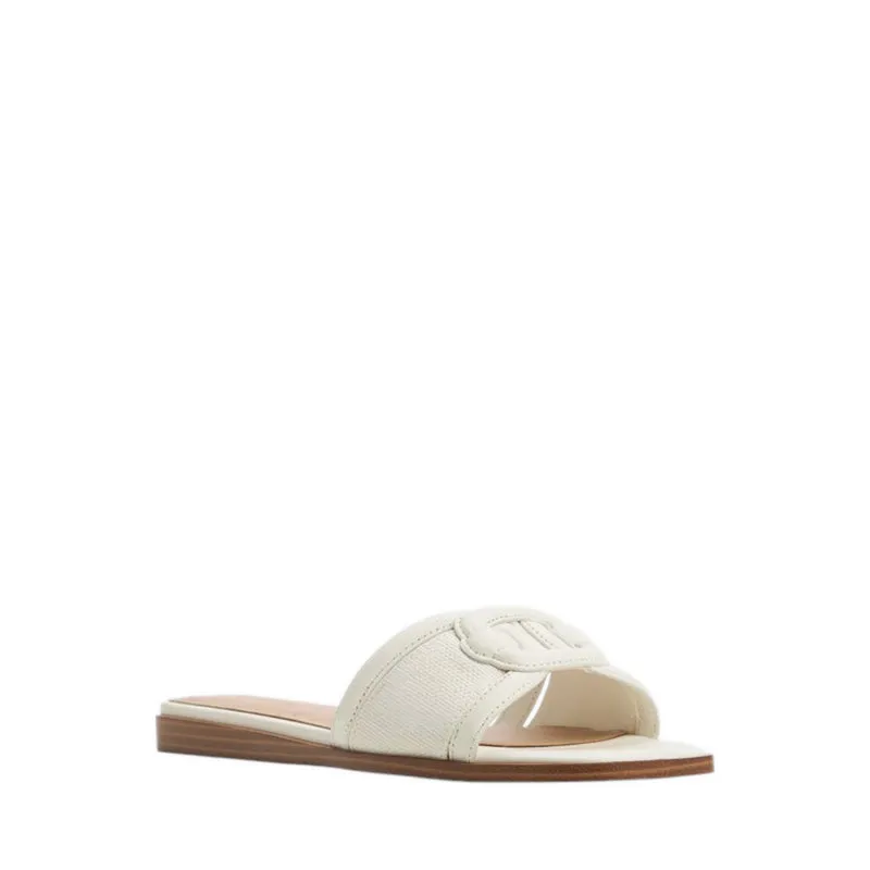 LIAUDIN FLAT SANDALS - WHITE