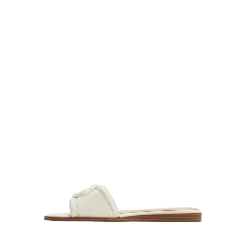 LIAUDIN FLAT SANDALS - WHITE