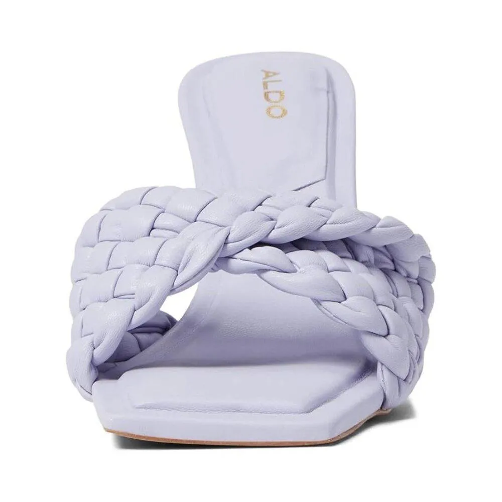 Milano Purple Braided Heeled Sandals