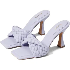 Milano Purple Braided Heeled Sandals