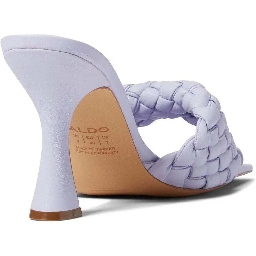 Milano Purple Braided Heeled Sandals