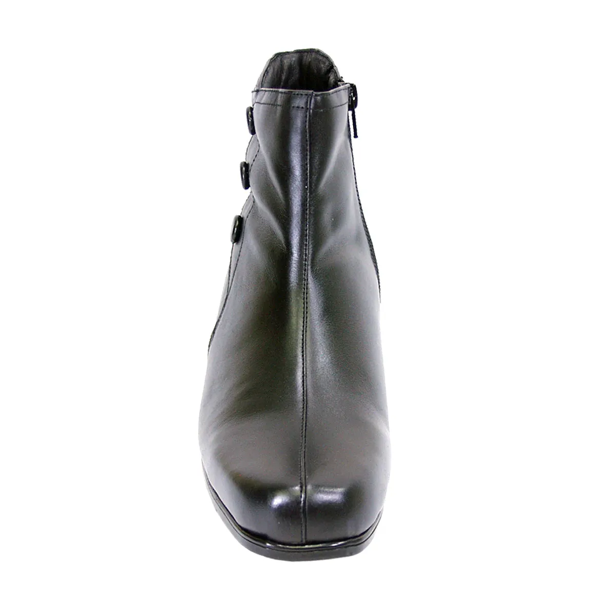 PEERAGE Demi Women's Wide Width Leather Dress Booties