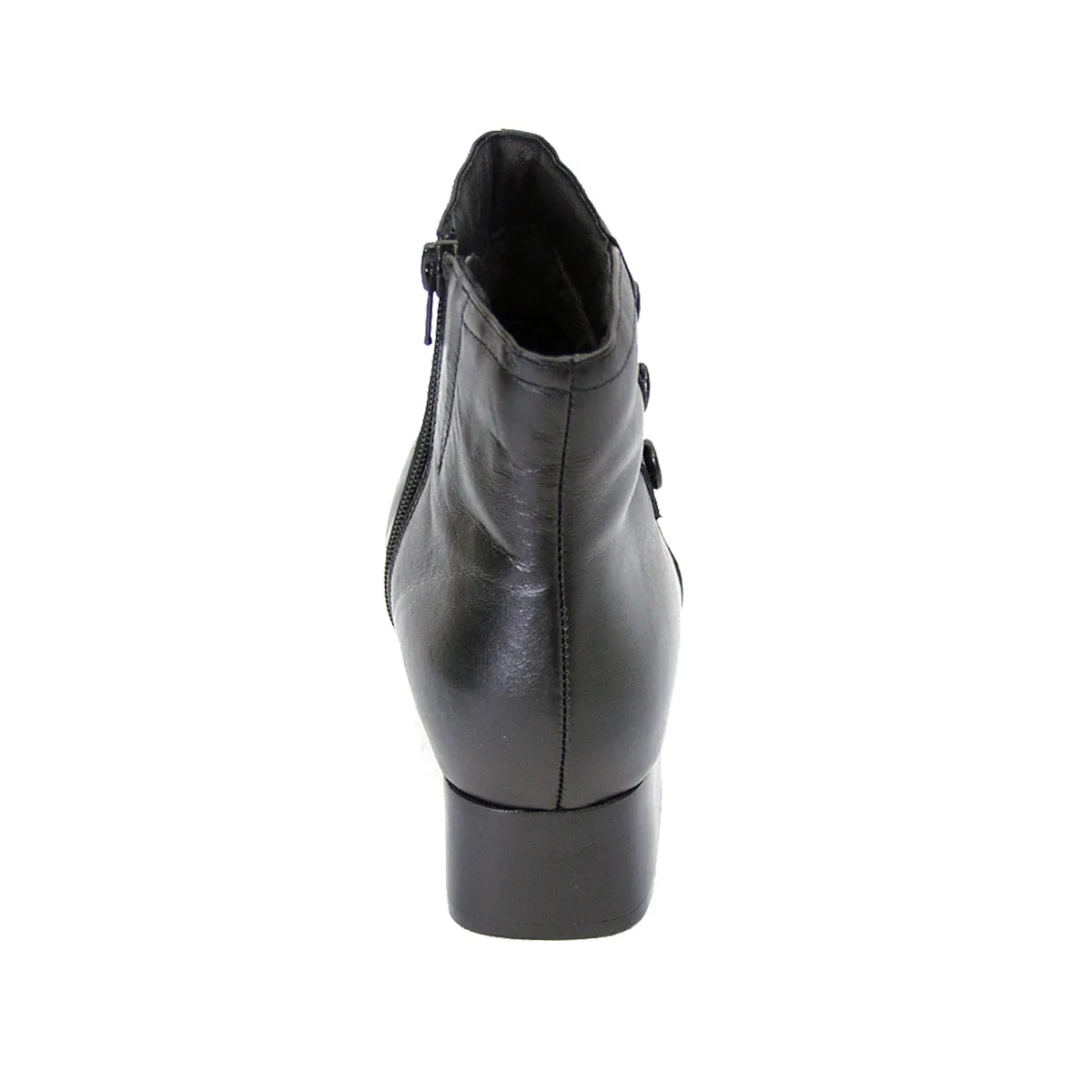 PEERAGE Demi Women's Wide Width Leather Dress Booties