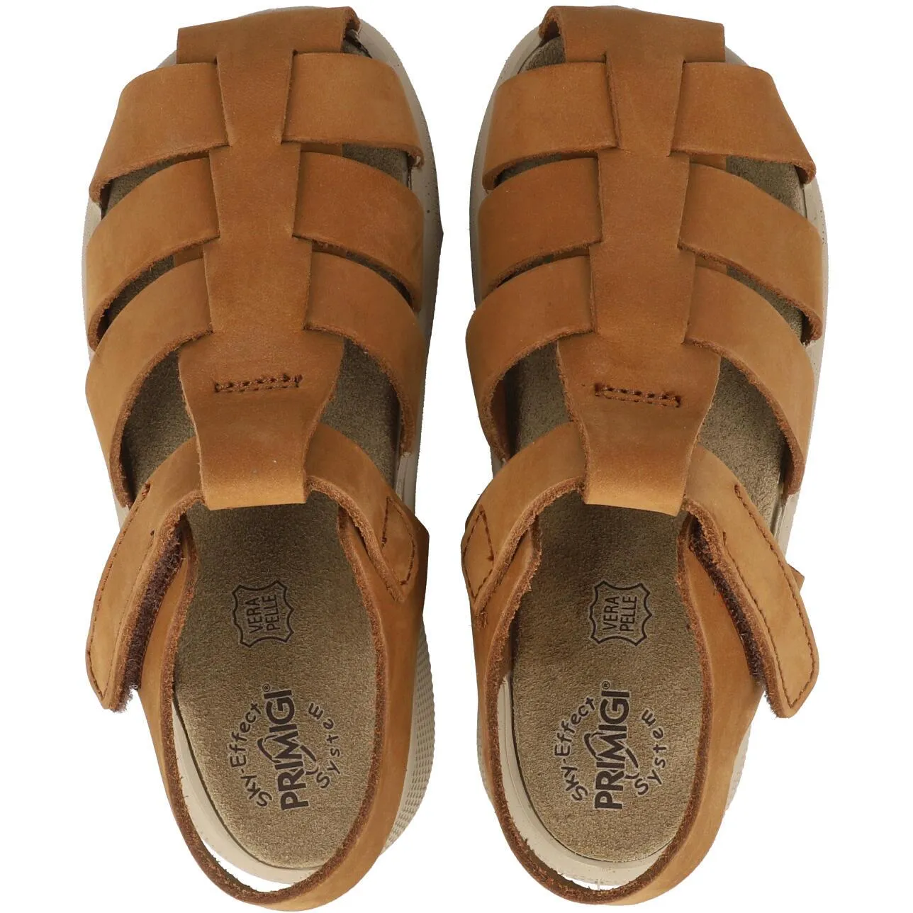 Primigi Pio Brown Fisherman Sandals