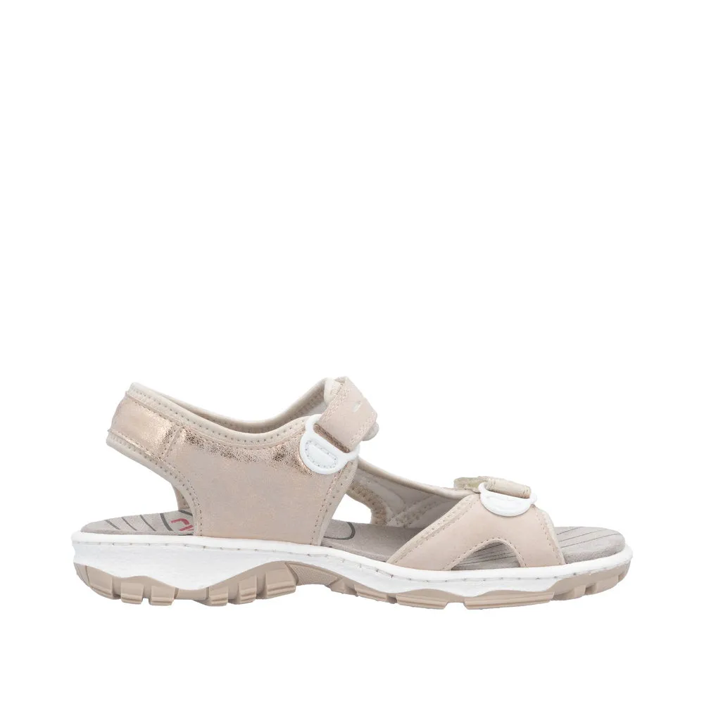 Rieker - 68866-31 - Rose/Perlcreme/Muschel/Rosegold - Sandals