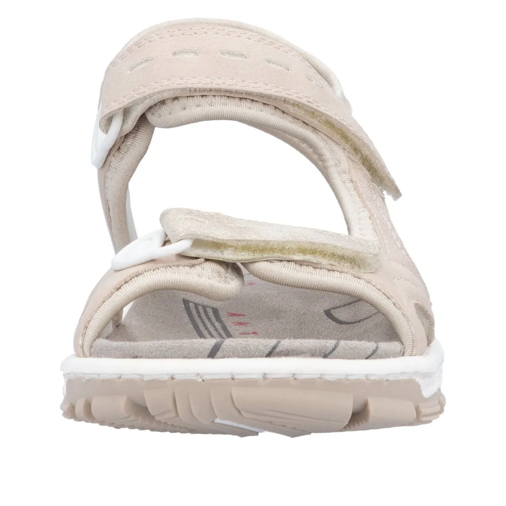 Rieker - 68866-31 - Rose/Perlcreme/Muschel/Rosegold - Sandals