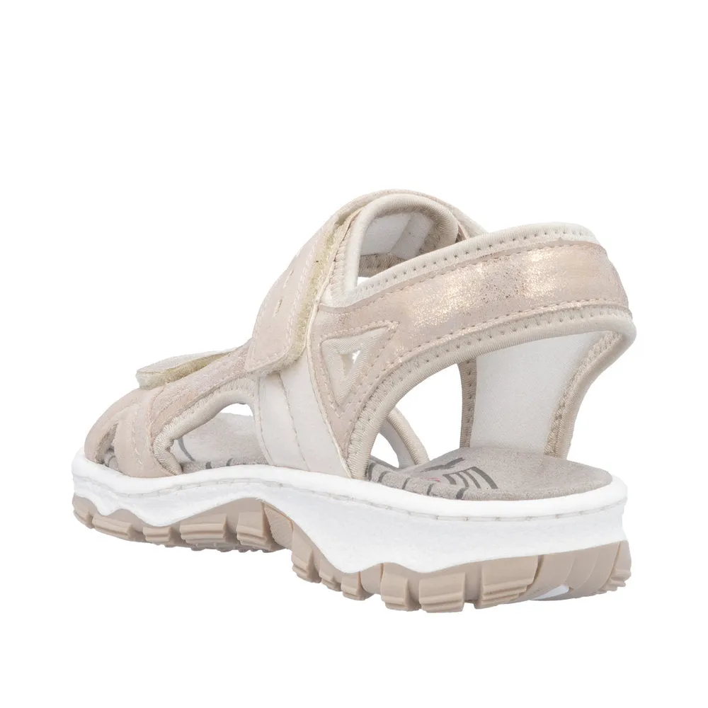 Rieker - 68866-31 - Rose/Perlcreme/Muschel/Rosegold - Sandals