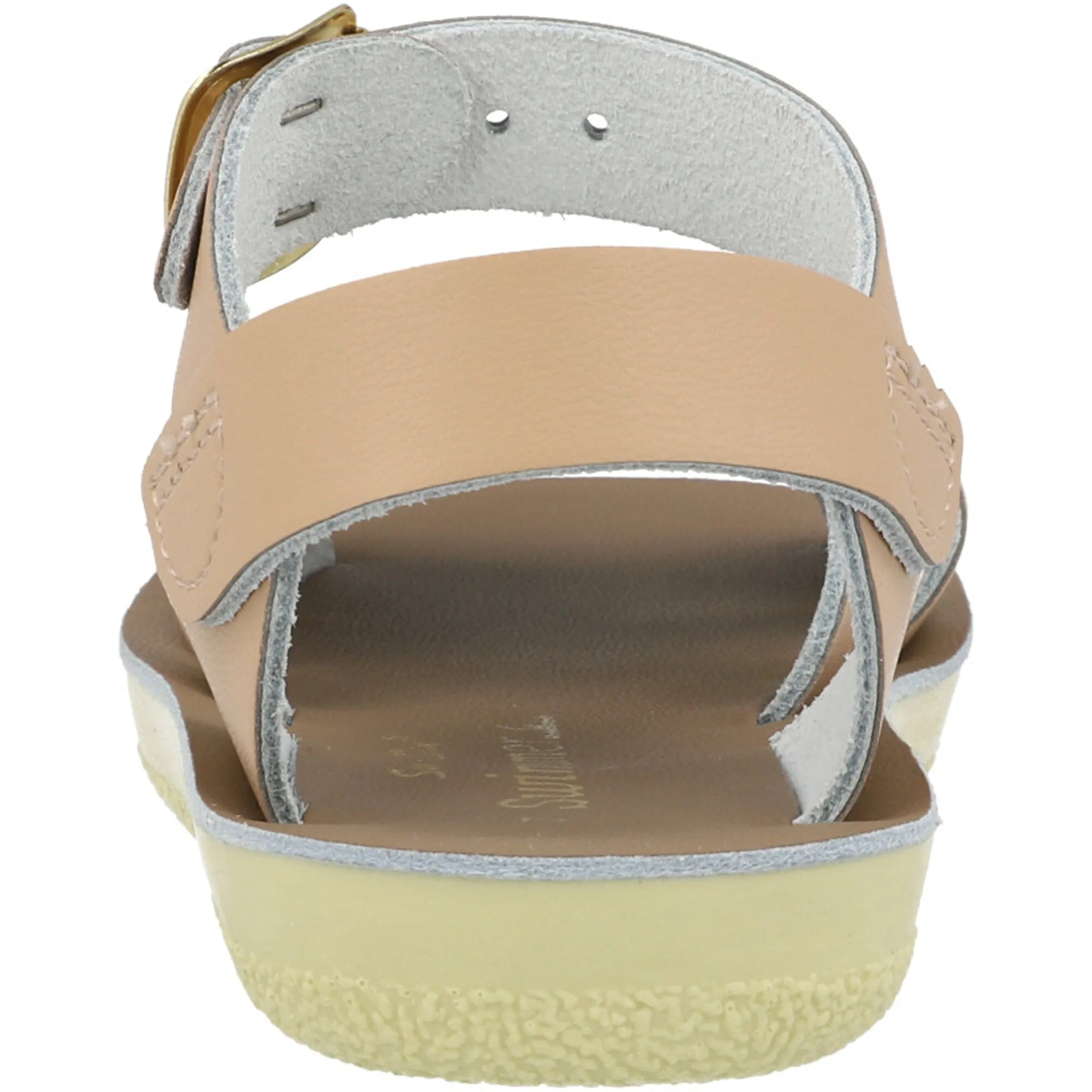 Salt-Water Sun-San Swimmer Latte Sandals for Kids
