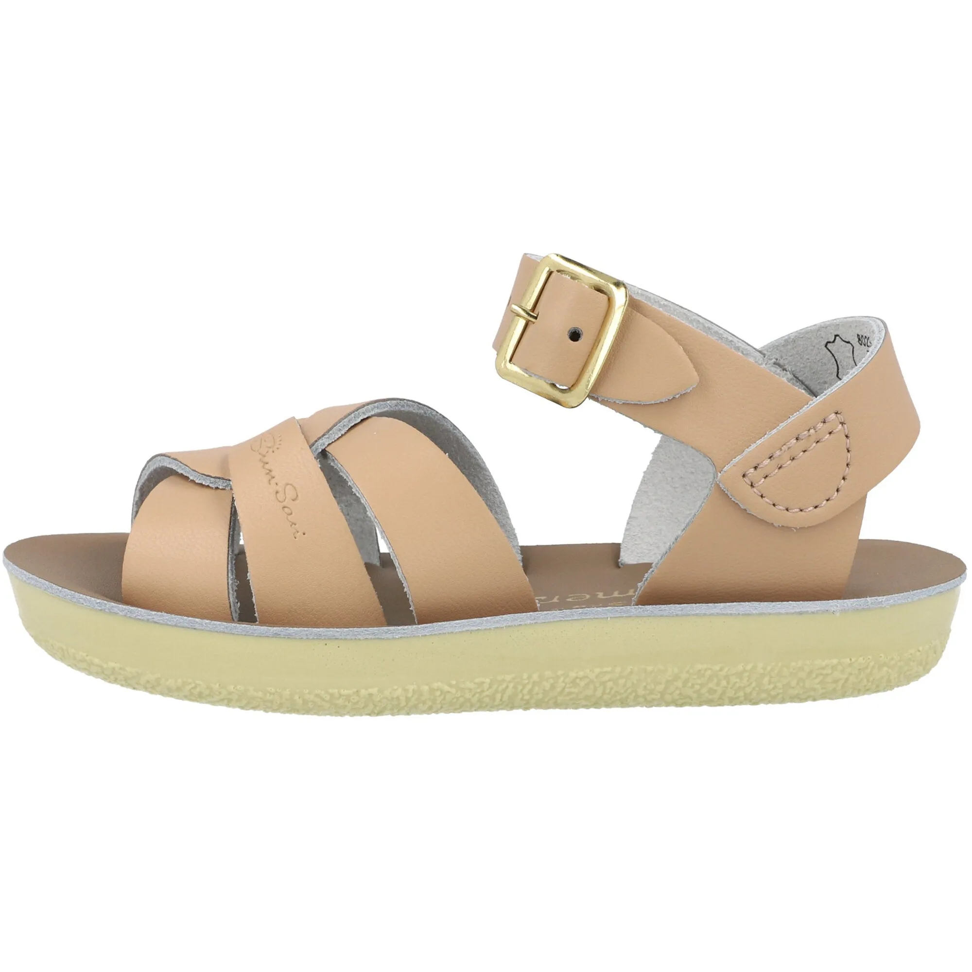 Salt-Water Sun-San Swimmer Latte Sandals for Kids