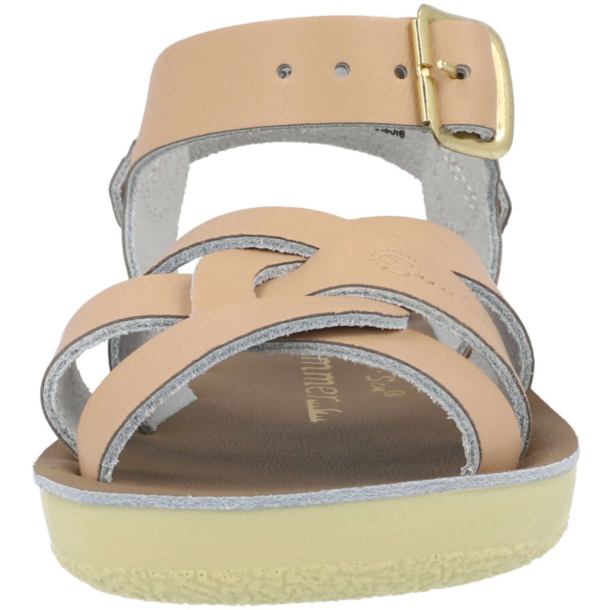 Salt-Water Sun-San Swimmer Latte Sandals for Kids