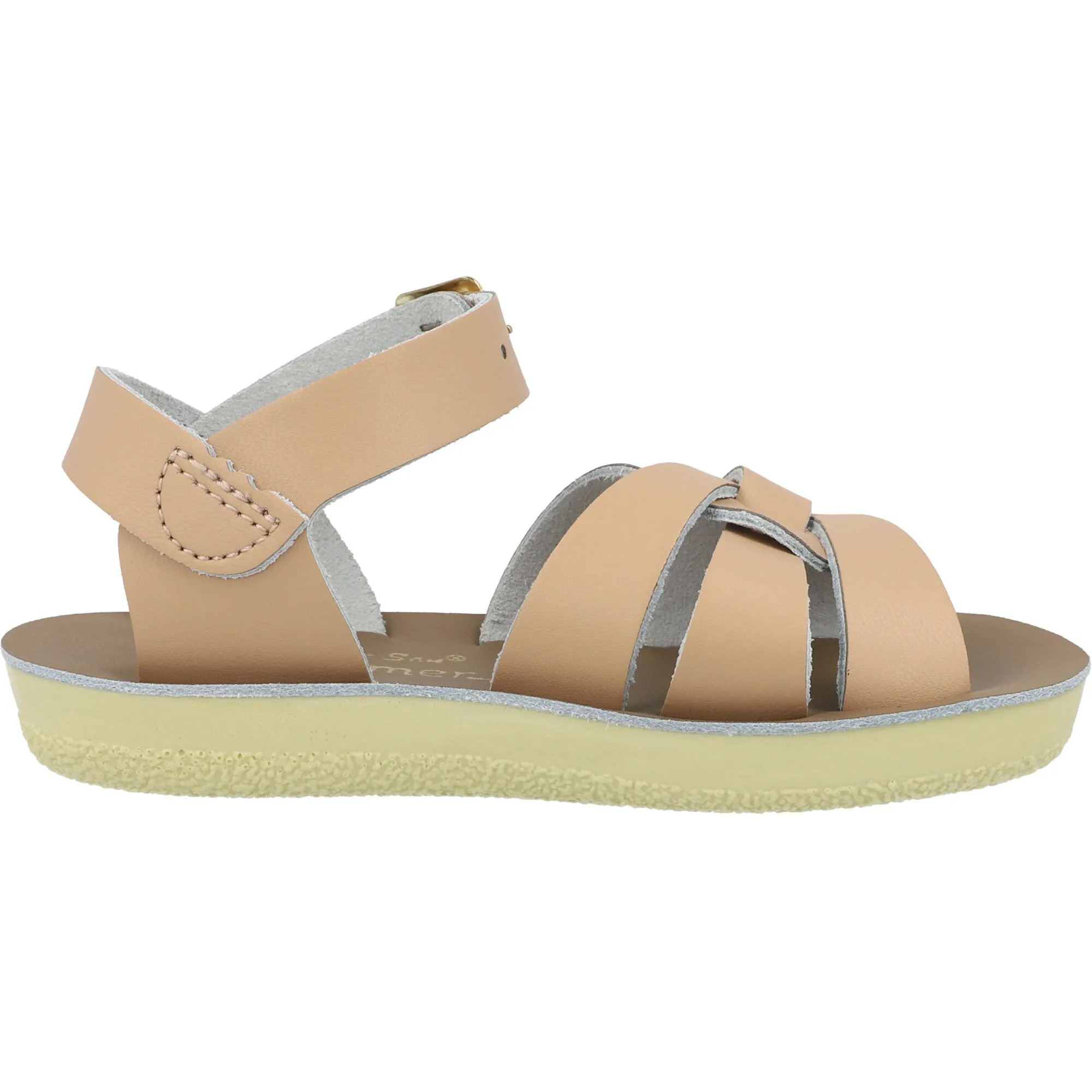 Salt-Water Sun-San Swimmer Latte Sandals for Kids