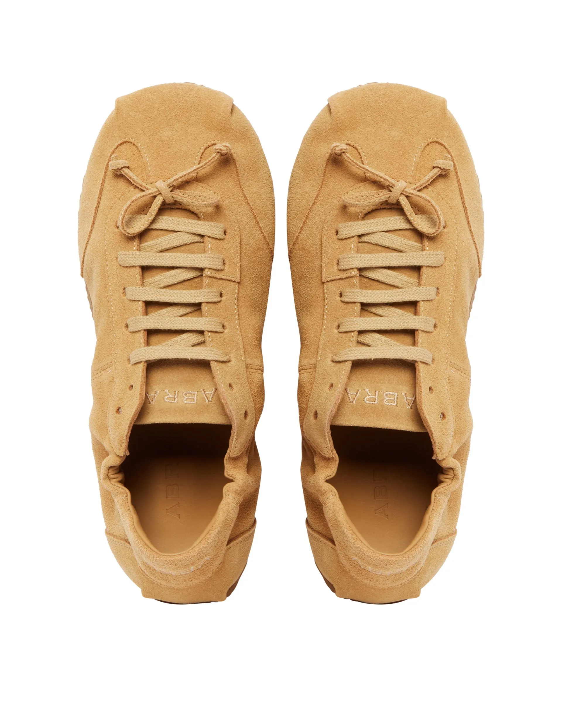 Sneakers Ballerina In Suede Beige