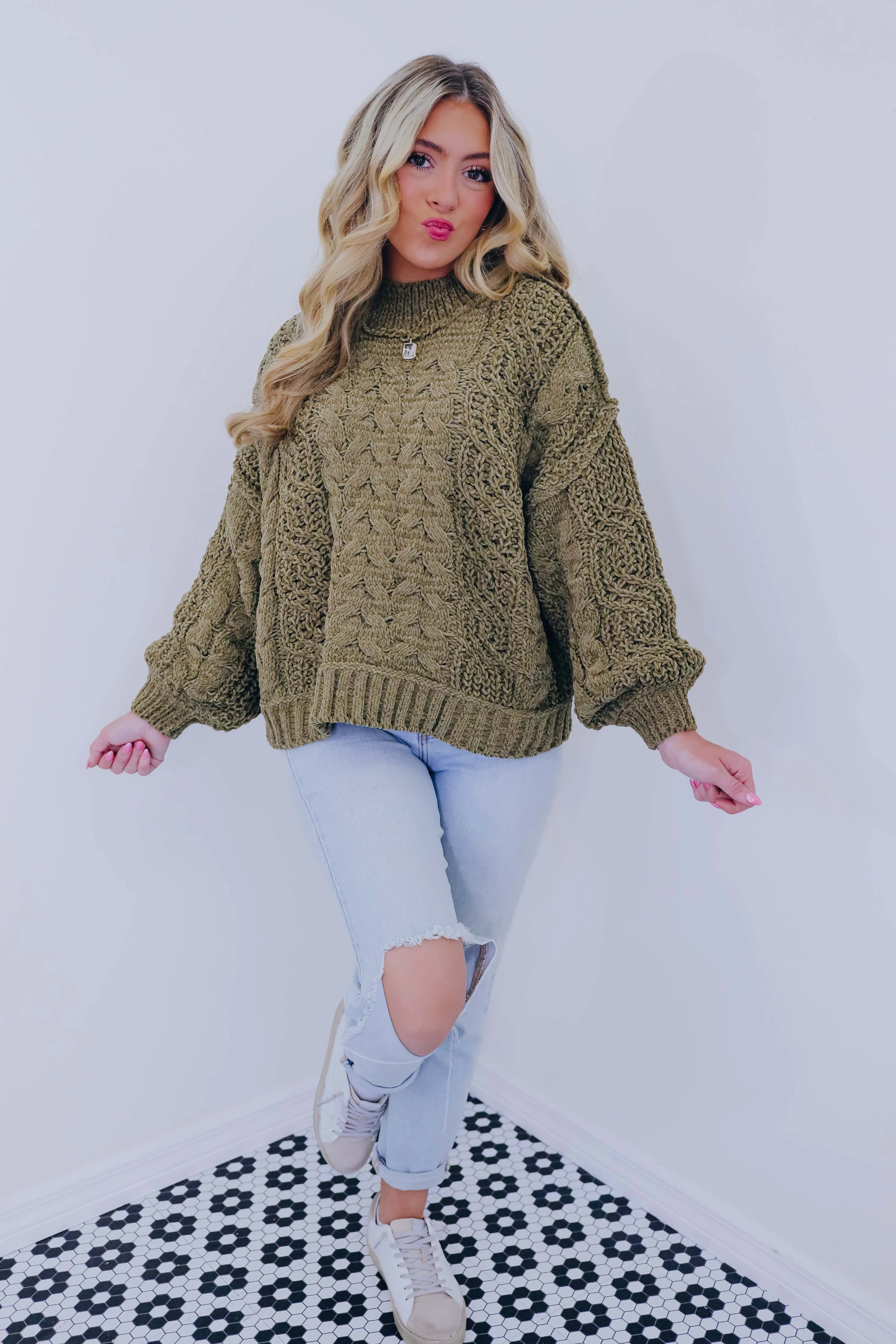 Snuggly Soft Cable Knit Sweater by POL - 8 Colors