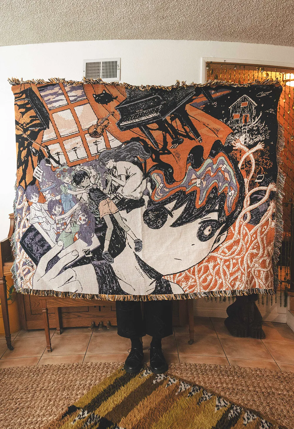 SPACES IN-BETWEEN Woven Blanket