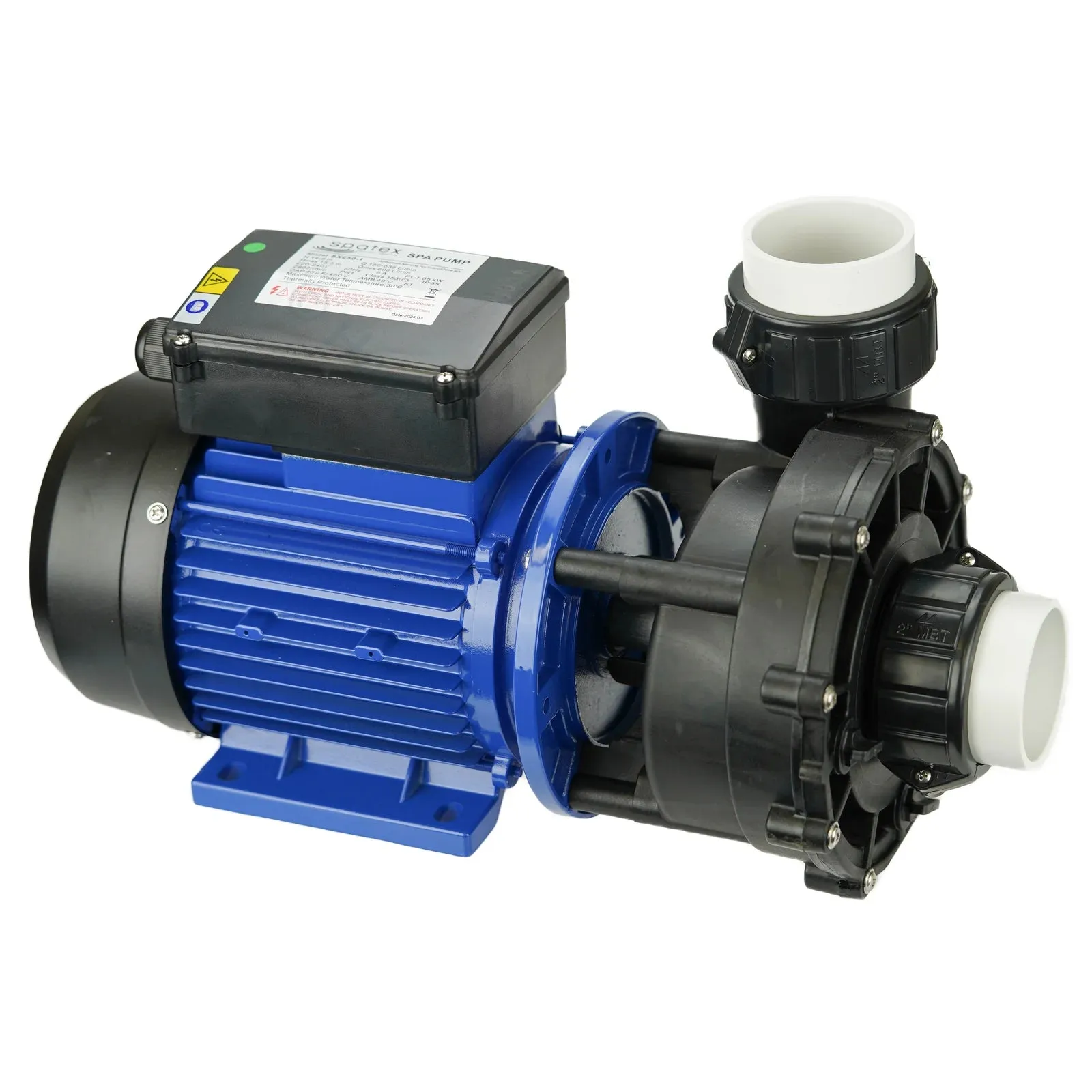 SX200 - 2HP - 1-Speed Jet Pump - Universal Spa Booster Pump - Spatex