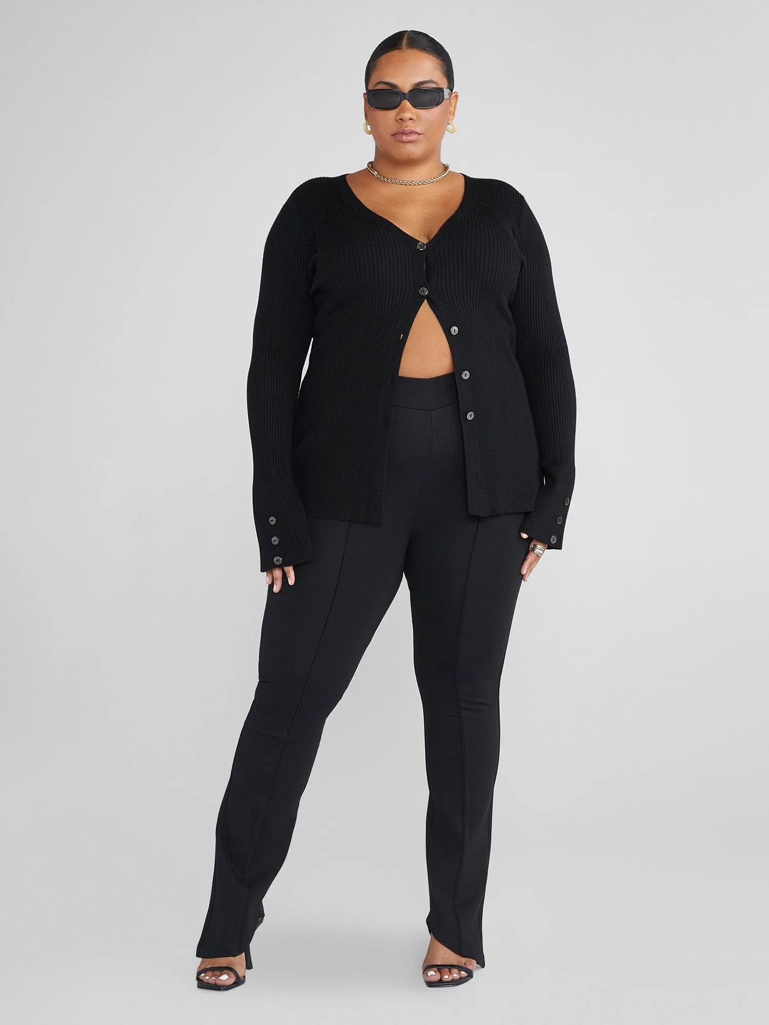 Trista V-Waistband Knit Pants