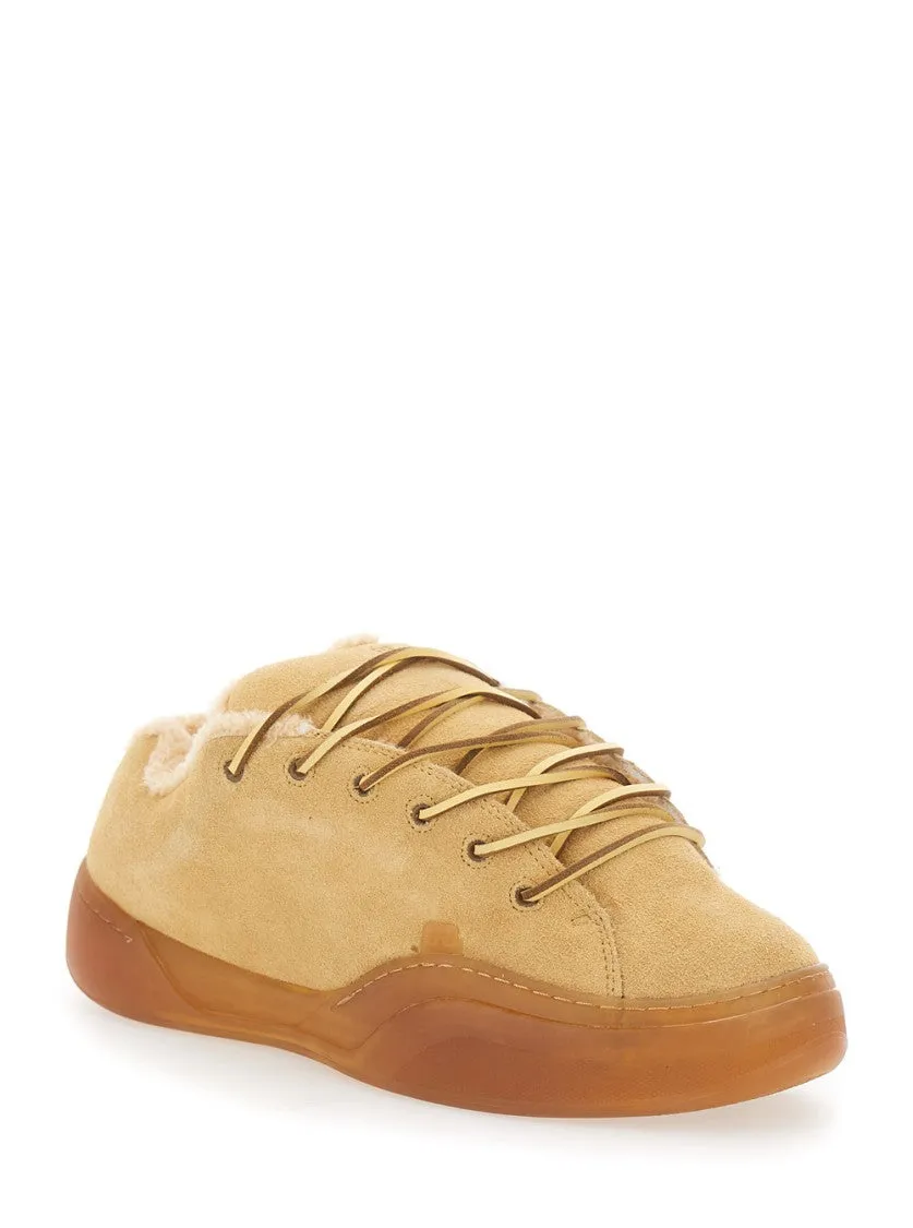 Vamp Skate' Brown Low Top Sneakers