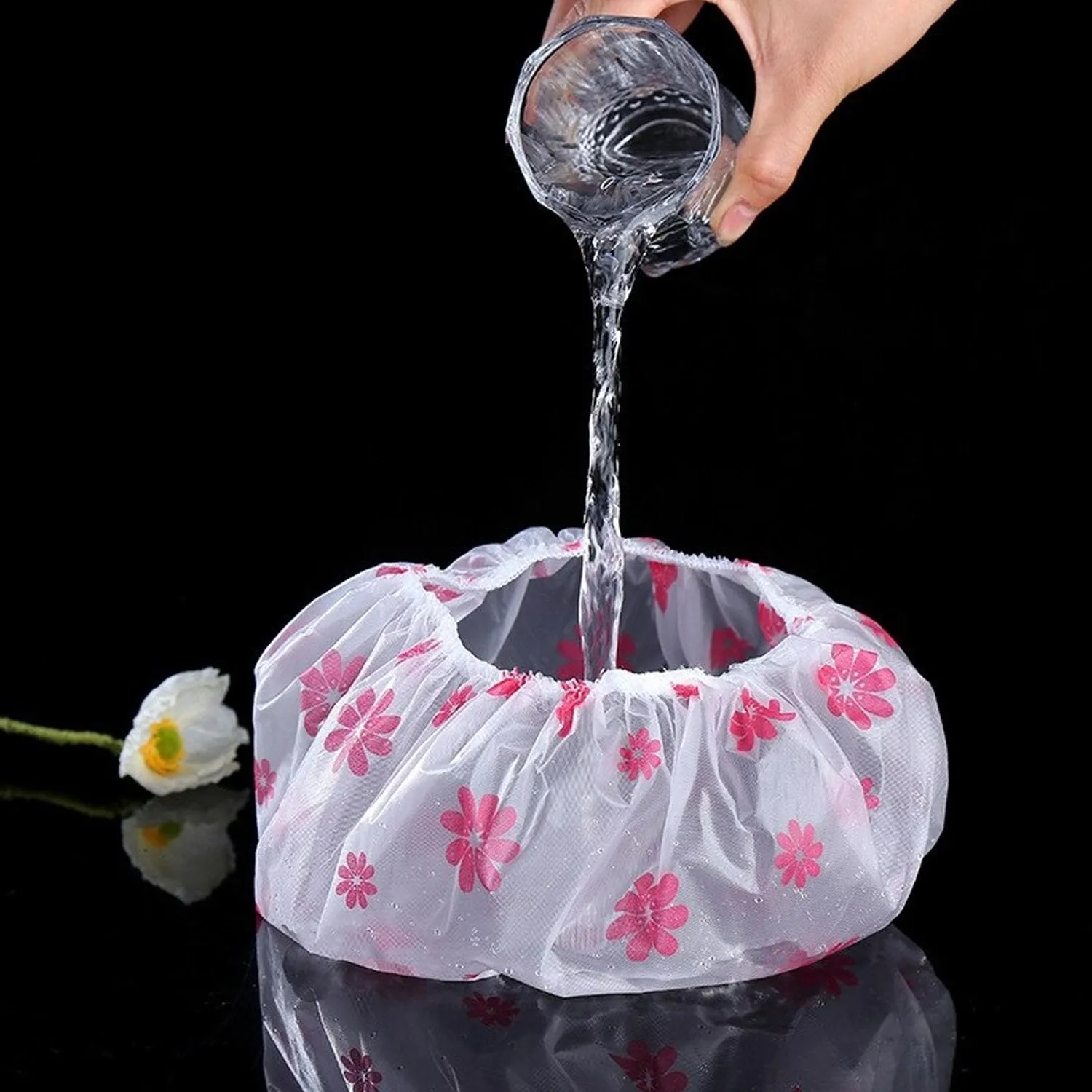 Waterproof Shower Cap Reusable Bath Caps