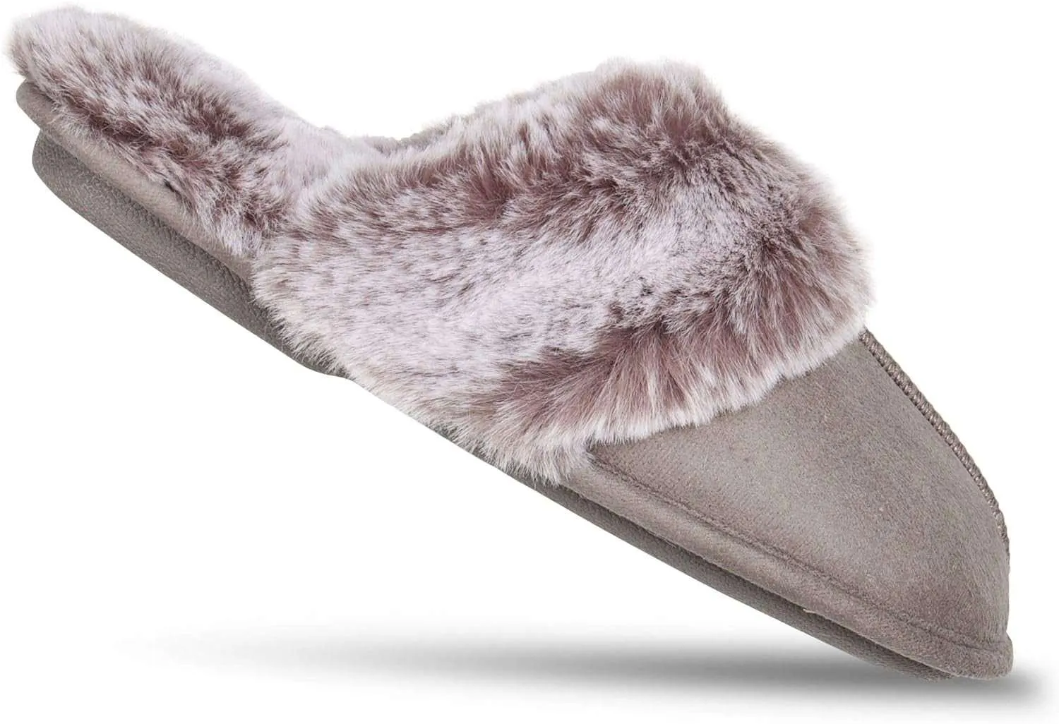 women Slipper Comfy Faux Fur House Slipper Anti-Skid Sole