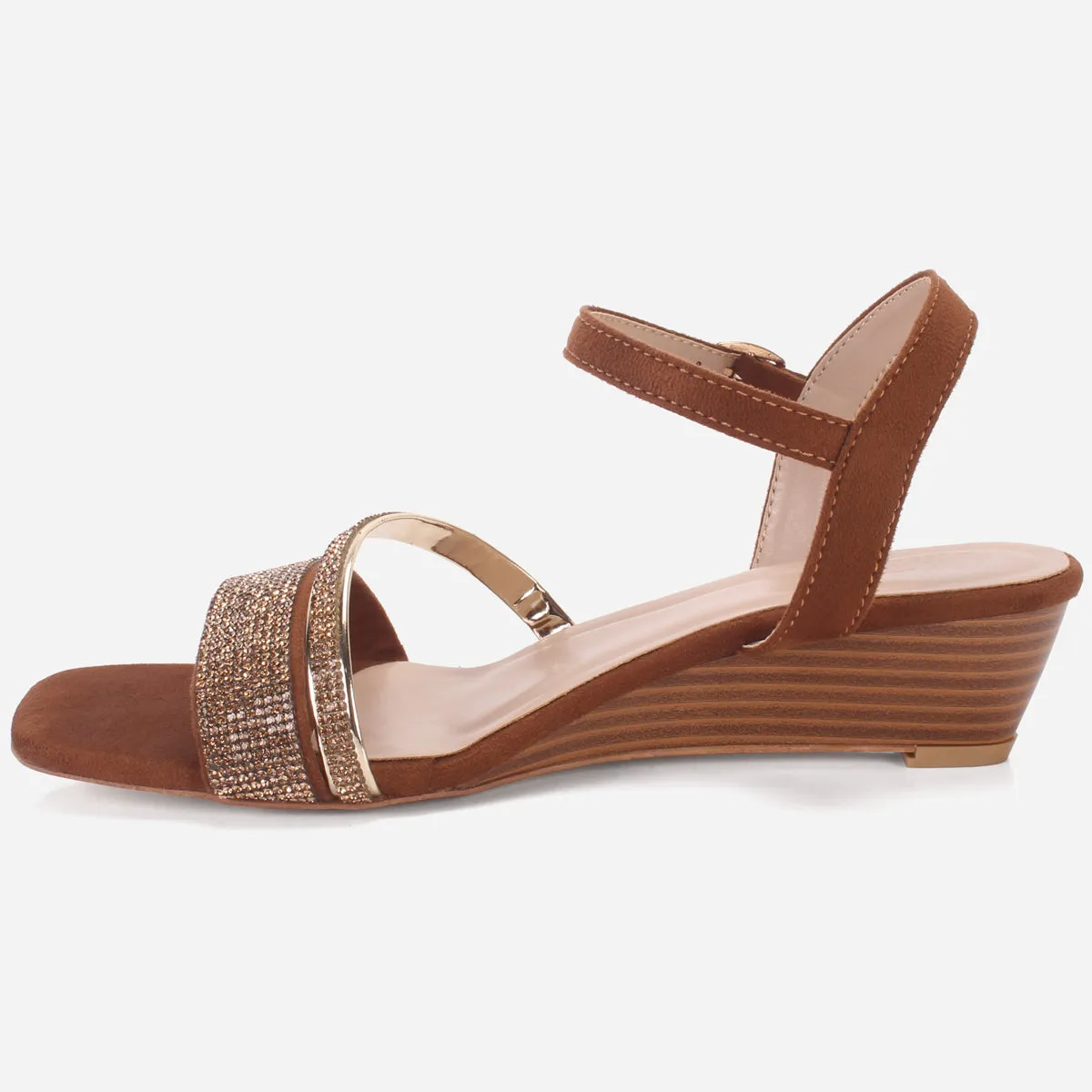 Womens "GUANA" Wedge Heel Sandals