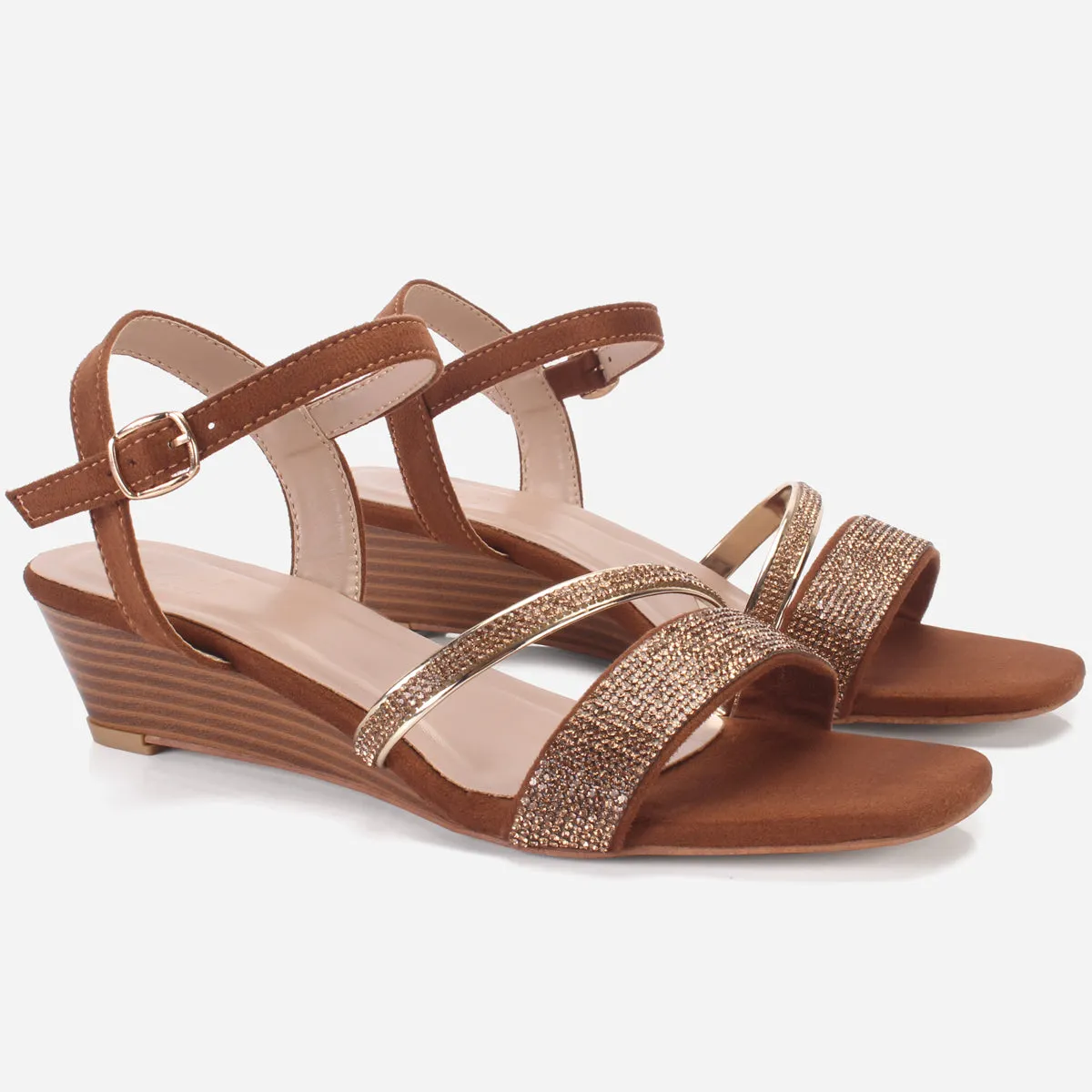 Womens "GUANA" Wedge Heel Sandals