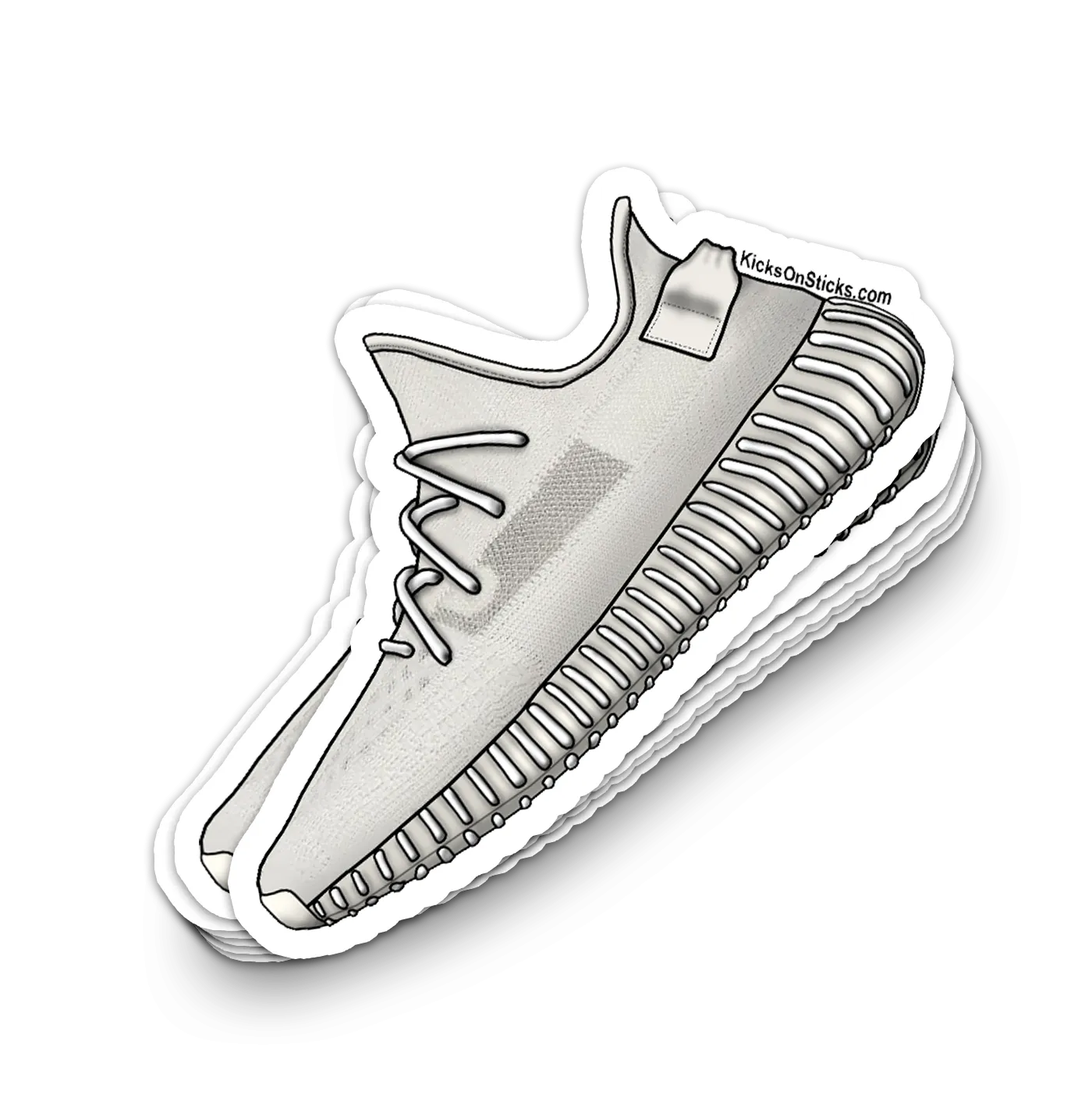 Yeezy 350 V2 "Bone" Sneaker Sticker